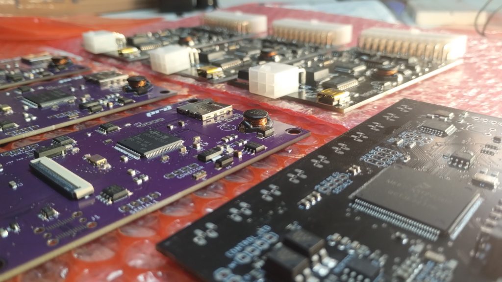 Fine-pitch SMT assembled PCBs at Digitec Hellas